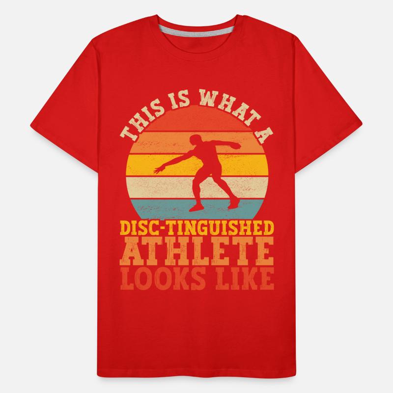 Discus thrower discus throw Men's Premium Organic T-Shirt