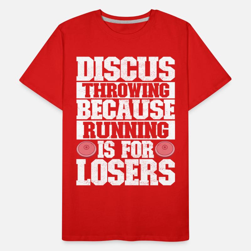 Lancer du disque Lancer du disque T-shirt bio Premium Homme