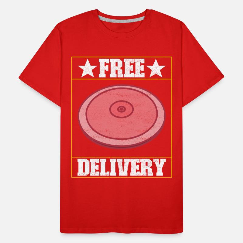 Diskuswerfer Diskuswerfen Männer Premium Bio T-Shirt