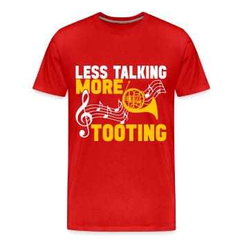 Cor Cuivres - T-shirt bio Premium Homme - rouge - Devant - Damien (186cm)