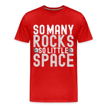 Geologe Geologie - Männer Premium Bio T-Shirt - Rot - Vorne - Damien (186cm)