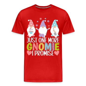 Nains de jardin Jardinage - T-shirt bio Premium Homme - rouge - Devant - Damien (186cm)