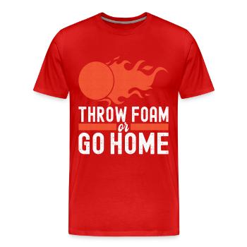 Ballon chasseur Ballon chasseur - T-shirt bio Premium Homme - rouge - Devant - Damien (186cm)
