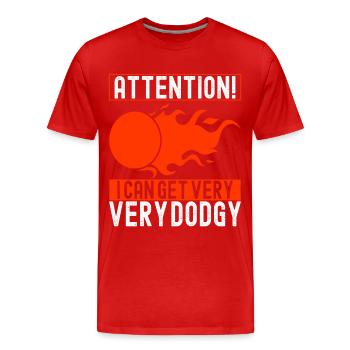 Ballon chasseur Ballon chasseur - T-shirt bio Premium Homme - rouge - Devant - Damien (186cm)