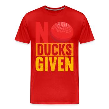 Ballon chasseur Ballon chasseur - T-shirt bio Premium Homme - rouge - Devant - Damien (186cm)