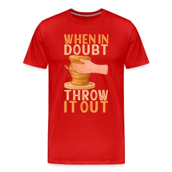 Töpfern Töpfer - Männer Premium Bio T-Shirt - Rot - Vorne - Damien (186cm)