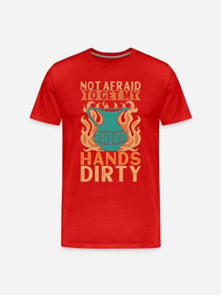 Pottery Pottery - Men's Premium Organic T-Shirt - red