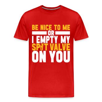 Euphonium Euphoniumspieler - Männer Premium Bio T-Shirt - Rot - Vorne - Damien (186cm)