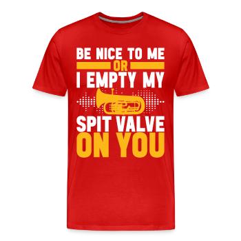 Euphonium Euphoniumspieler - Männer Premium Bio T-Shirt - Rot - Vorne - Damien (186cm)