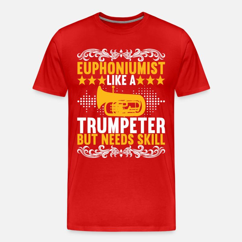 Euphonium Euphonium Player - Men's Premium Organic T-Shirt - red