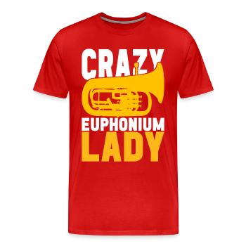 Euphonium Euphoniumspieler - Männer Premium Bio T-Shirt - Rot - Vorne - Damien (186cm)