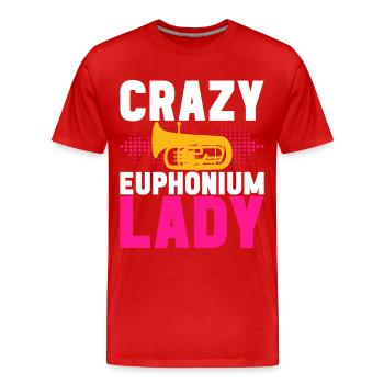 Euphonium Euphoniumspieler - Männer Premium Bio T-Shirt - Rot - Vorne - Damien (186cm)