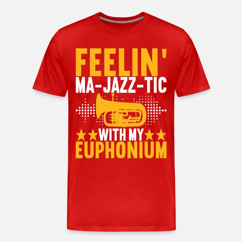 Euphonium Euphonist - Männer Premium Bio T-Shirt - Rot