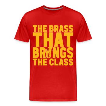 Euphonium Euphoniumspieler - Männer Premium Bio T-Shirt - Rot - Vorne - Damien (186cm)