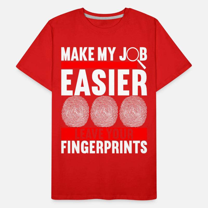 Forensics Forensic Scientist Men's Premium Organic T-Shirt
