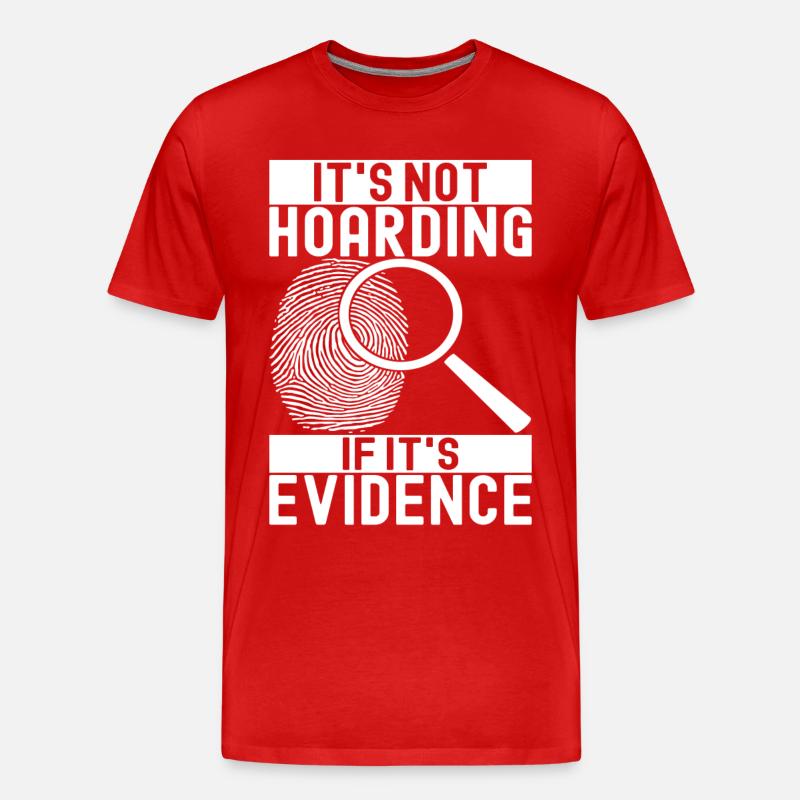 Forensik Forensiker - Männer Premium Bio T-Shirt - Rot