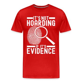 Forensik Forensiker - Männer Premium Bio T-Shirt - Rot - Vorne - Damien (186cm)