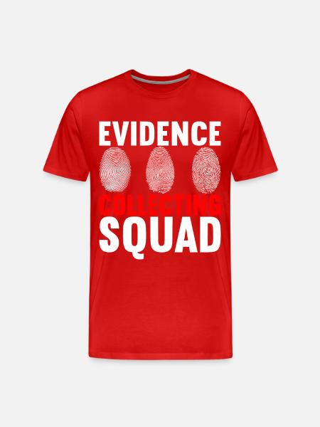 Forensik Forensiker - Männer Premium Bio T-Shirt - Rot