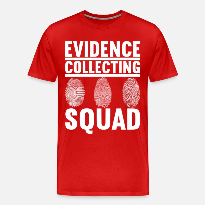 Forensics Forensic Scientist - Men's Premium Organic T-Shirt - red