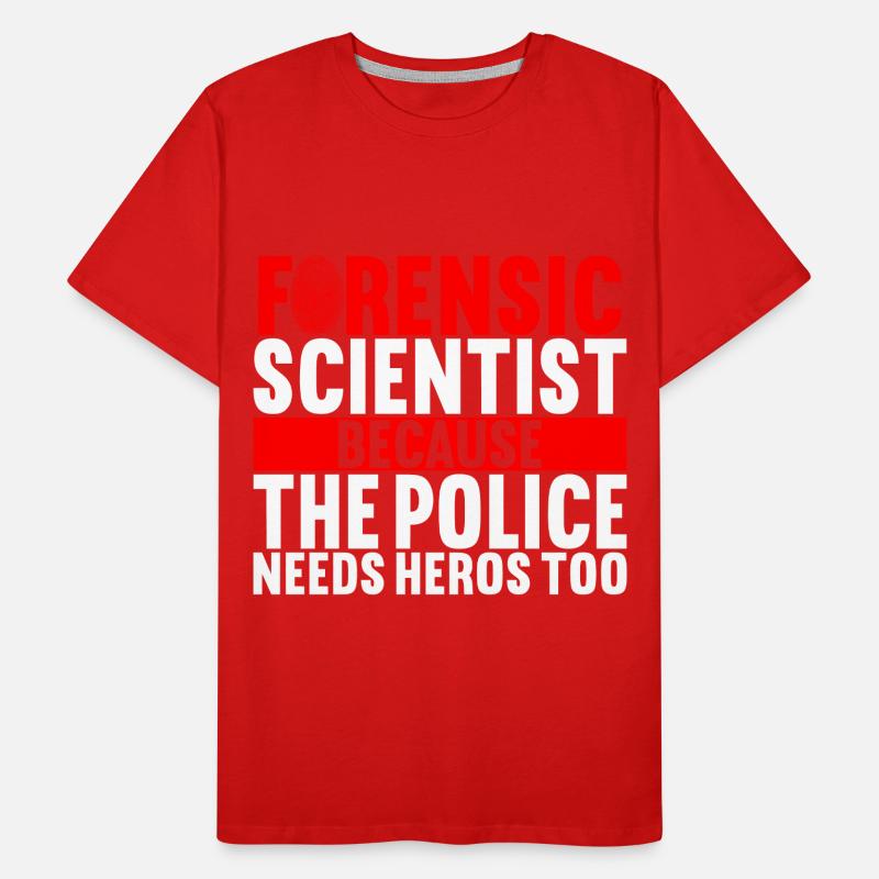 Forensics Forensic Scientist Men's Premium Organic T-Shirt