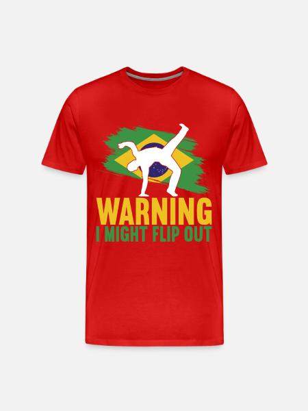Capoeira Capoeirista - Men's Premium Organic T-Shirt - red