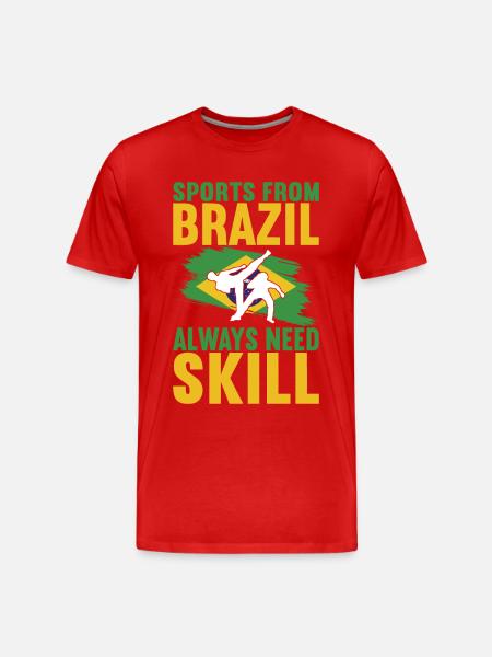 Capoeira Capoeirista - Men's Premium Organic T-Shirt - red
