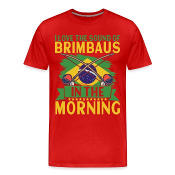 Capoeira Capoeirista - Men's Premium Organic T-Shirt - red - Front - Damien (186cm)