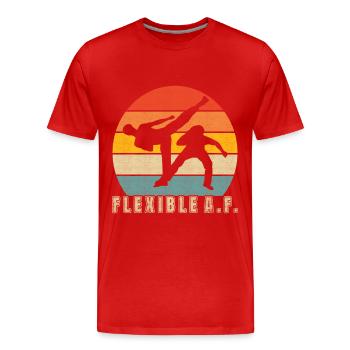 Capoeira Capoeirista - Men's Premium Organic T-Shirt - red - Front - Damien (186cm)