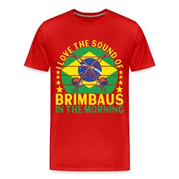 Capoeira Capoeirista - Men's Premium Organic T-Shirt - red - Front - Damien (186cm)