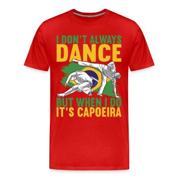 Capoeira Capoeirista - Men's Premium Organic T-Shirt - red - Front - Damien (186cm)