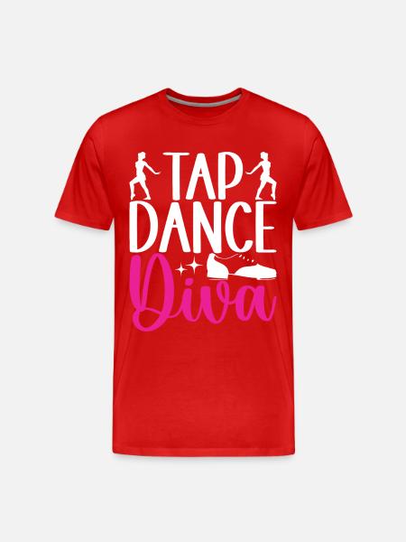 Tap Dance Tap Dancer - Men's Premium Organic T-Shirt - red