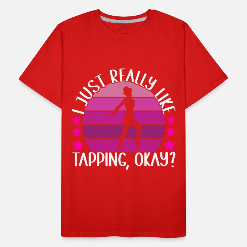 Tap Dance Tap Dancer Men's Premium Organic T-Shirt