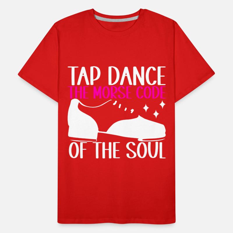 Tap Dance Tap Dancer Men's Premium Organic T-Shirt
