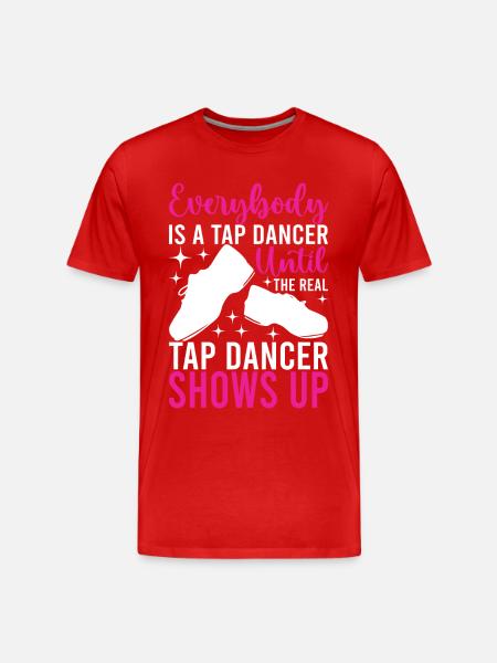 Tap Dance Tap Dancer - Men's Premium Organic T-Shirt - red