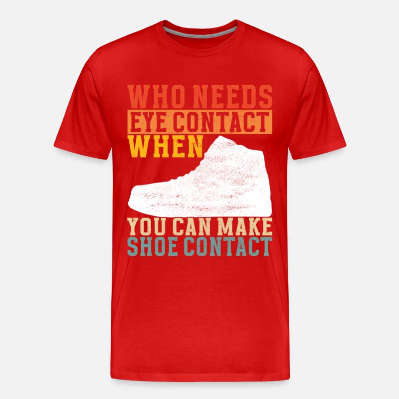 Sneakerhead Sneaker Collector - Männer Premium Bio T-Shirt - Rot