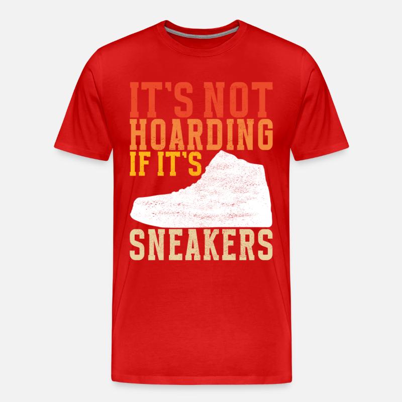 Sneakerhead Sneaker Collector - Männer Premium Bio T-Shirt - Rot