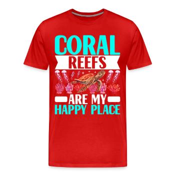 Marine Biology Marine Biologist - Men's Premium Organic T-Shirt - red - Front - Damien (186cm)