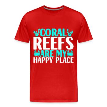 Marine Biology Marine Biologist - Men's Premium Organic T-Shirt - red - Front - Damien (186cm)