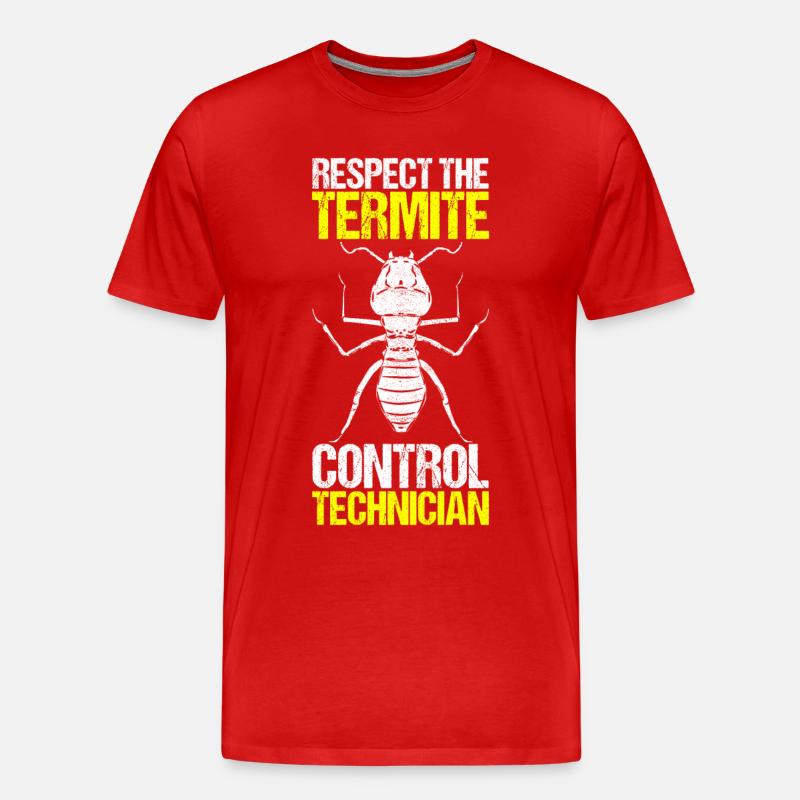 Schädlingsbekämpfung Kammerjäger - Männer Premium Bio T-Shirt - Rot