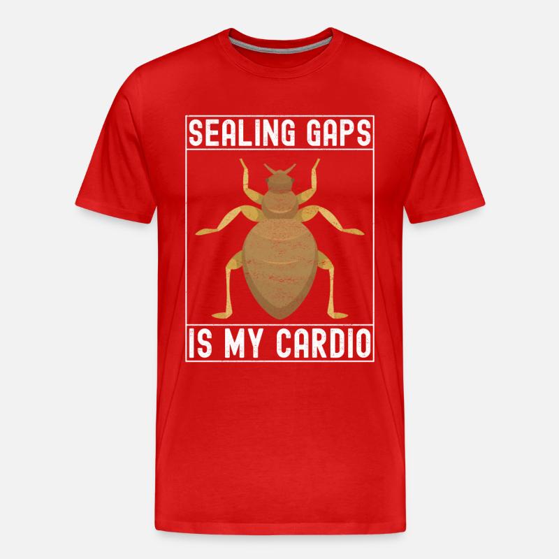 Schädlingsbekämpfung Kammerjäger - Männer Premium Bio T-Shirt - Rot