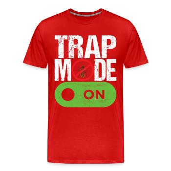Schädlingsbekämpfung Kammerjäger - Männer Premium Bio T-Shirt - Rot - Vorne - Damien (186cm)