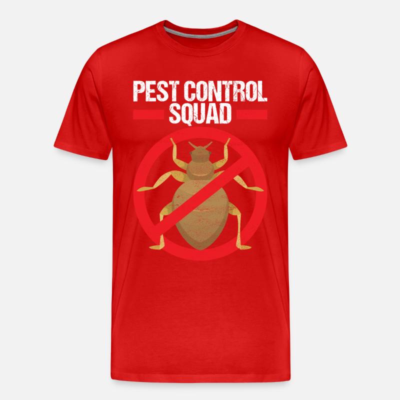 Schädlingsbekämpfung Kammerjäger - Männer Premium Bio T-Shirt - Rot