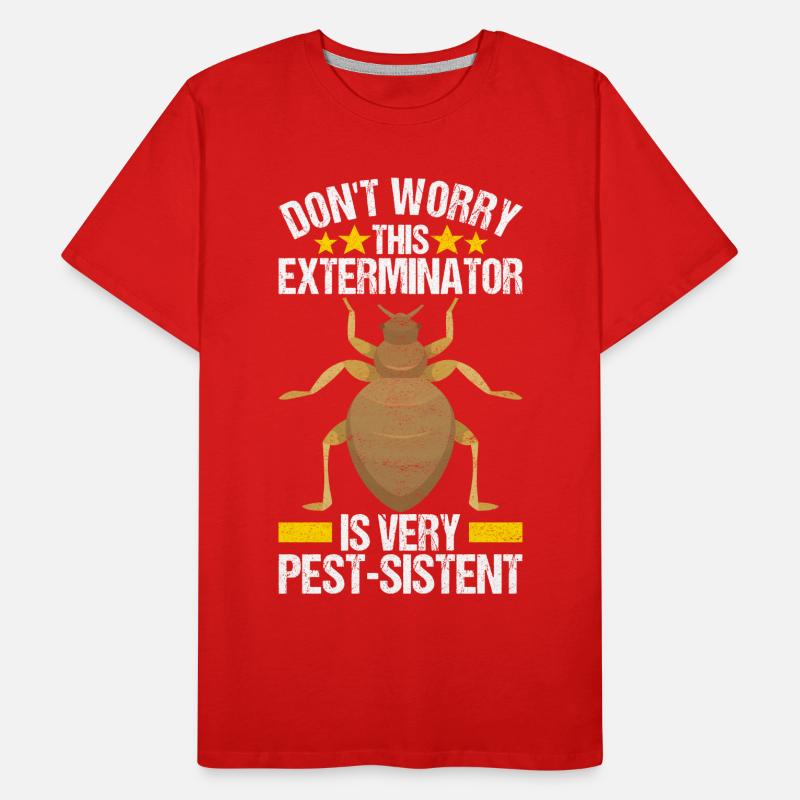 Schädlingsbekämpfung Kammerjäger Männer Premium Bio T-Shirt