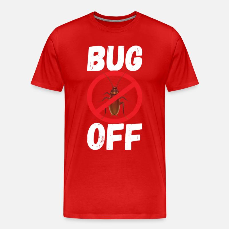 Pest Control Exterminator - Men's Premium Organic T-Shirt - red