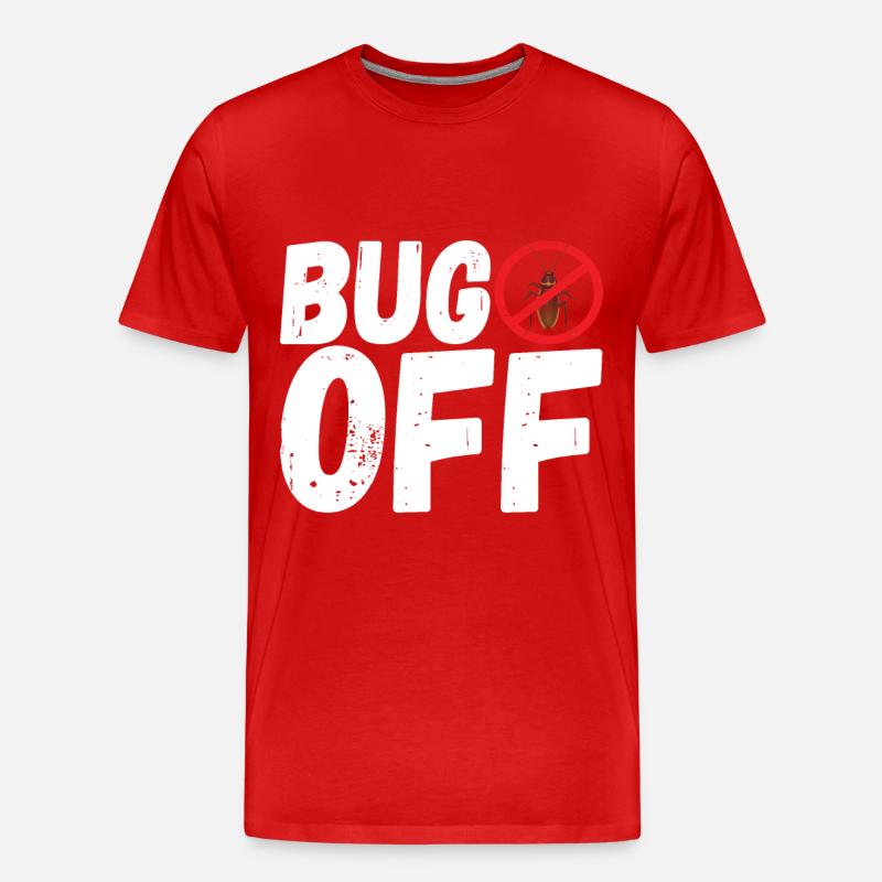 Pest Control Exterminators - Men's Premium Organic T-Shirt - red