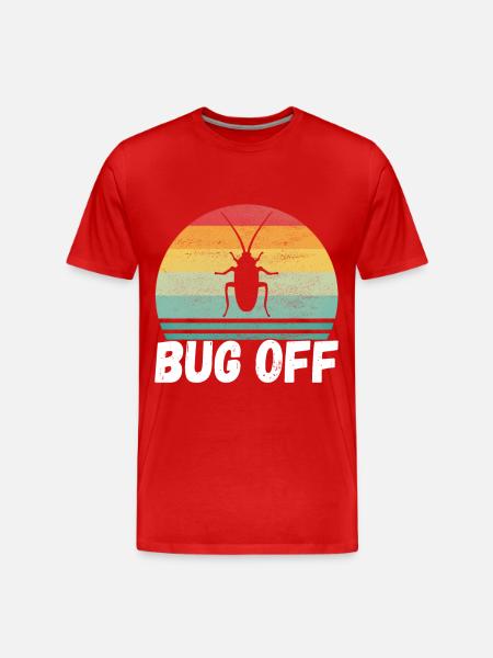 Pest Control Exterminator - Men's Premium Organic T-Shirt - red
