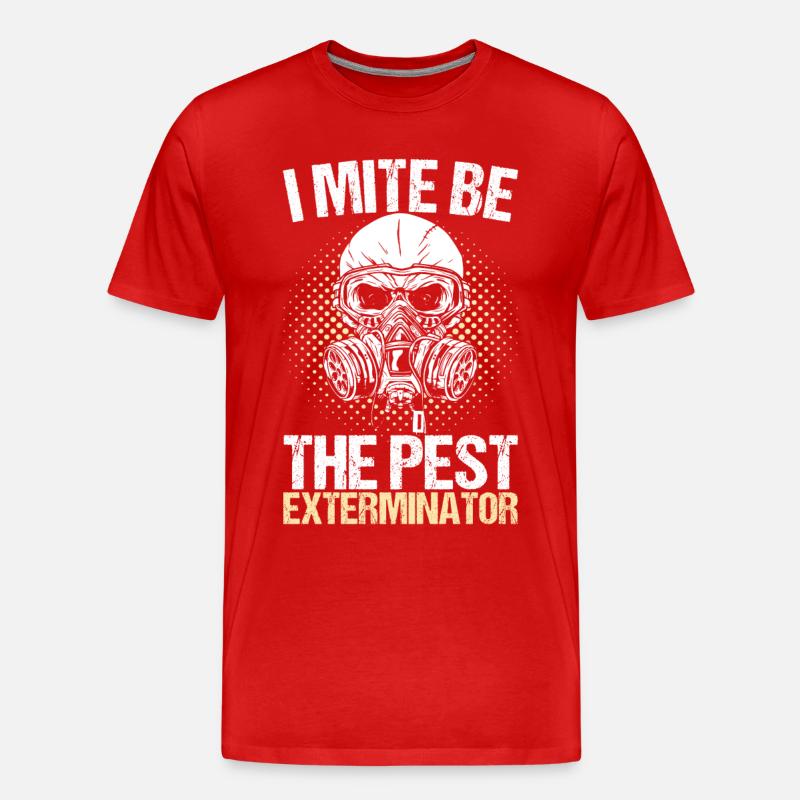 Schädlingsbekämpfung Kammerjäger - Männer Premium Bio T-Shirt - Rot