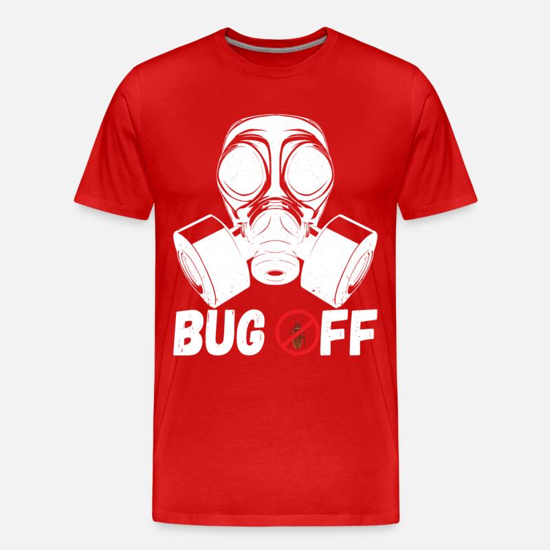 Pest Control Exterminator - Men's Premium Organic T-Shirt - red
