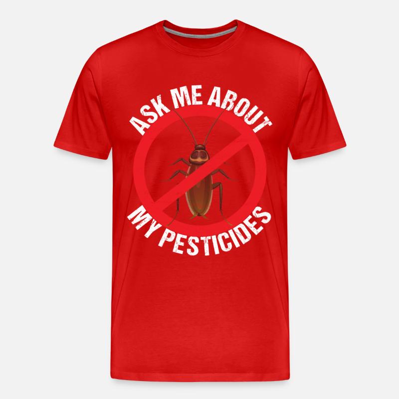 Schädlingsbekämpfung Kammerjäger - Männer Premium Bio T-Shirt - Rot