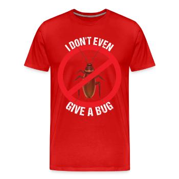 Schädlingsbekämpfung Kammerjäger - Männer Premium Bio T-Shirt - Rot - Vorne - Damien (186cm)